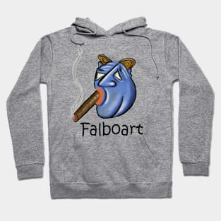 Blue Cigar Man Hoodie